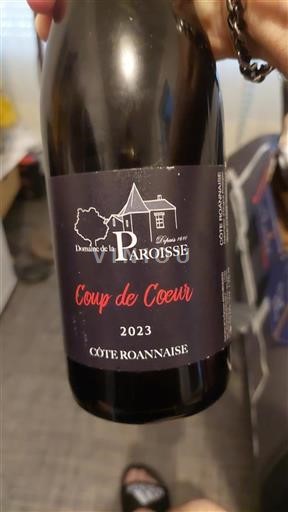 Loire Valley Côte Roannaise Domaine La Paroisse Coup de Coeur 2023