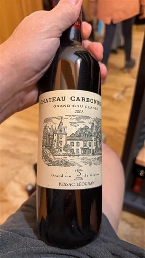 Bordeaux Pessac-Léognan Grand Cru Château Carbonnieux 2008