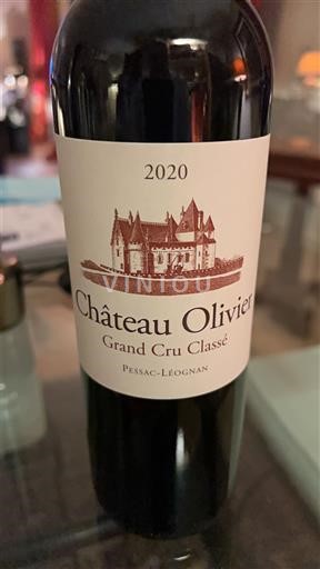 Bordeaux Pessac-Léognan Grand Cru Château Olivier 2020