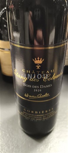 Linguadoca Corbières Château Étang des Colombes Bois des Dames 2020