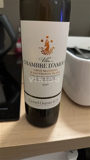 Tây Nam Côtes de Gascogne Lionel Osmin & Cie Villa Chambre d'Amour 2019