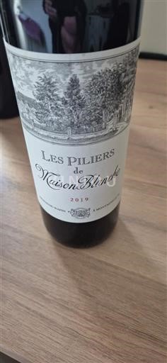 Bordeaux Montagne Saint-Émilion Château Maison Blanche Les Piliers 2019