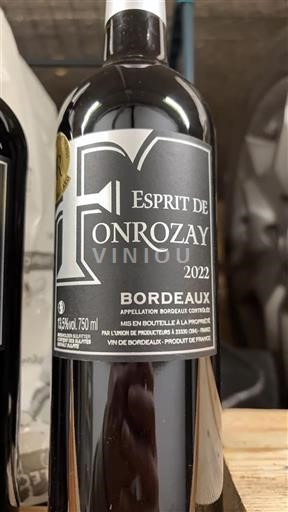 Bordeaux Fonrozay Esprit de Fonrozay 2022