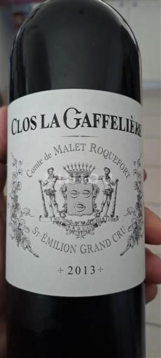 Bordeaux Saint-Émilion Grand Cru Grand Cru Clos La Gaffelière 2013