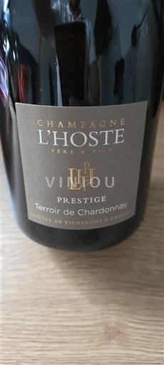 Champagne Šampanské L'Hoste Père & Fils Prestige Terroir de Chardonnay Neročník