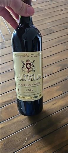 Bordeaux Lalande-de-pomerol Domaine Champs de Lalande 2020