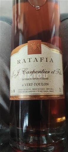 Champagne Unspecified J. Carpentier et Fils Ratafia Non-Vintage