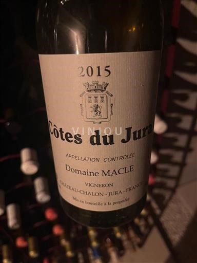 Jura Côtes du Jura Domaine Macle 2015