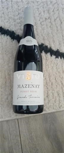 Vin Rouge sec Grands Terroirs Mazenay 2023 France Bourgogne AOC