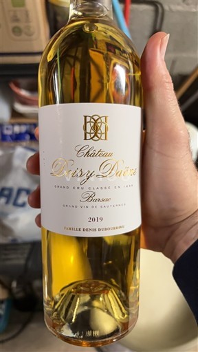 Bordeaux Barsac Grand Cru Château Doisy Daëne 2019
