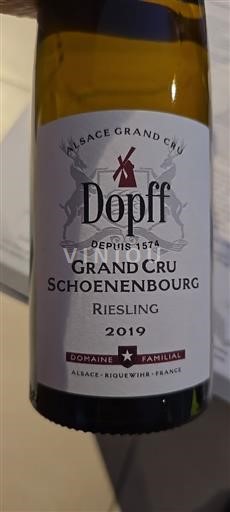Alsacia Riesling Grand Cru Dopff 2019