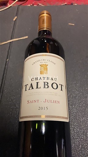 Bordéus Saint-Julien Grand Cru Talbot 2015