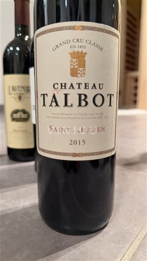 Bordeaux Saint-Julien Grand Cru Talbot 2015
