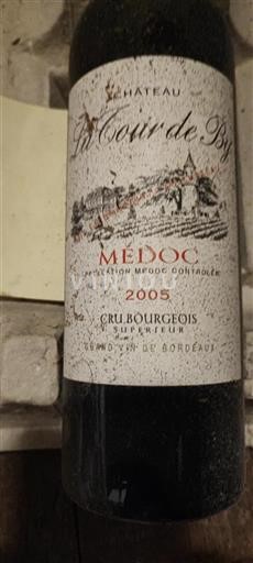 Bordéus Médoc Cru Bourgeois Supérieur Château La Tour de By 2005