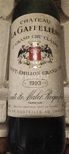 Burdeos Saint-Émilion Gran Cru Premier Grand Cru Classé Château La Gaffelière 1993