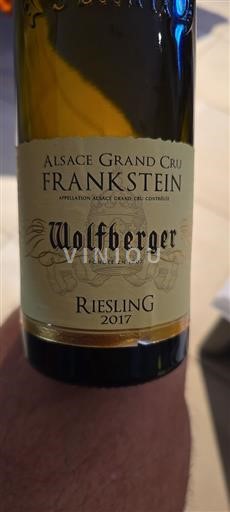 Alsace Riesling Grand Cru Wolfberger Frankstein 2017