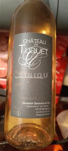 Lounais-Ranska Rosette Château Tuquet 2009