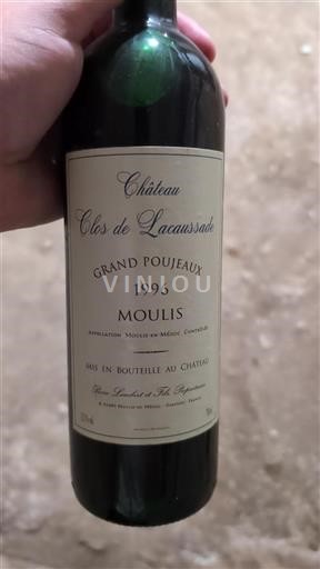Burdeos Moulis-en-Médoc Château Clos de Lacausse Grand Poujeaux 1996
