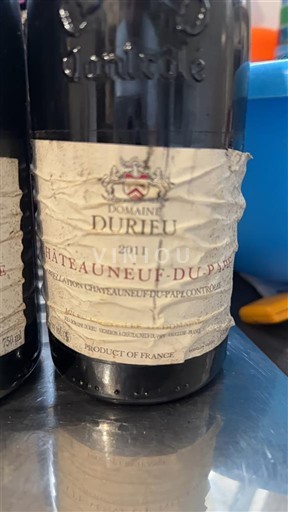 Thung lũng Rhône Châteauneuf-du-pape Domaine Durieu 2011