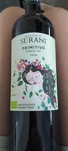 Apulia No especificado Masseria Surani Primitivo 2020