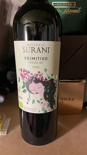 Puglia Niet gespecificeerd Masseria Surani Primitivo 2020