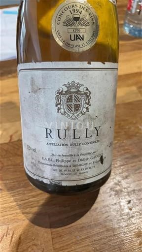 Burgundi Rully EARL Philippe et Didier Gaugry 1992