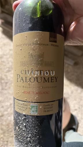 Bordeaux Haut-Médoc Cru Bourgeois Supérieur Château Paloumey 2019