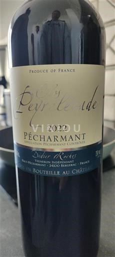 Sydväst Pécharmant Clos Peyrelevade 2022