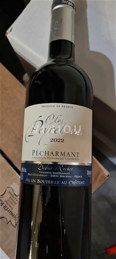 Tây Nam Pécharmant Clos Peyrelevade 2022