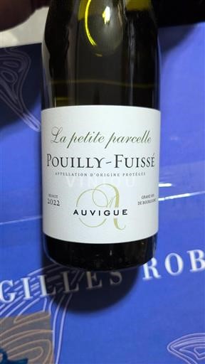 Borgoña Pouilly-fuissé Auvigue La petite parcelle 2022