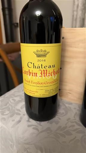 Bordeaux Saint-Émilion Grand Cru Château Corbin Michotte 2016