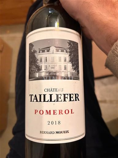 Bordeaux Pomerol Château Taillefer 2018