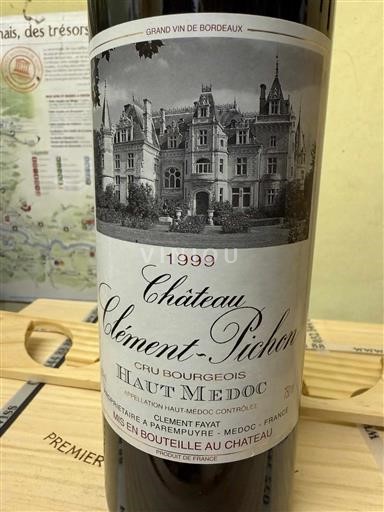 Bordeaux Haut-Médoc Château Clément-Pichon 1999