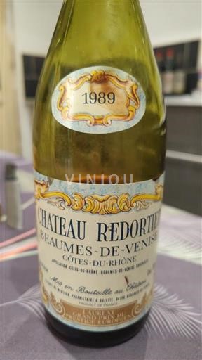 Rhônetal Beaumes de Venise Château Redortier 1989