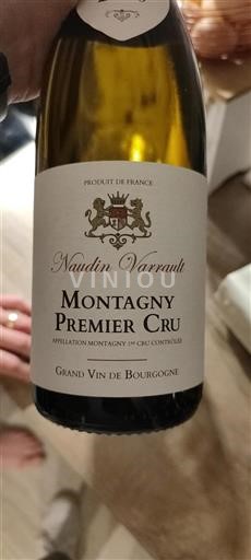Burgundy Montagny Premier Cru Naudin Varrault 2020