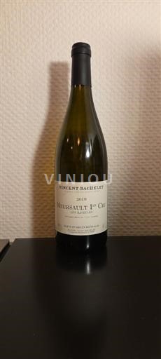 Burgundsko Meursault Premier Cru Vincent Bachelet Les Ravelles 2019