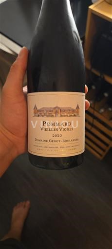 Bourgogne Pommard Domaine Génot-Boulanger Vieilles Vignes 2020