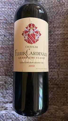 Bordeaux Saint-Émilion Grand Cru Grand Cru Château Fleur Cardinale 2010