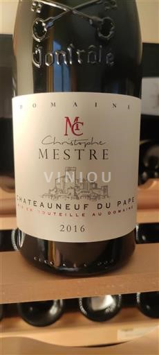 Rhône-dalen Châteauneuf-du-Pape Domaine Christophe Mestre 2016