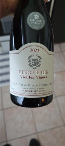 Jura Không được chỉ định Vignoble Guillaume Vieilles Vignes 2023