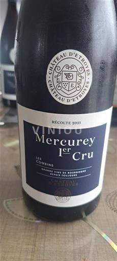 Burgundi Mercurey Premier Cru Château Etroyes Les Combins 2021