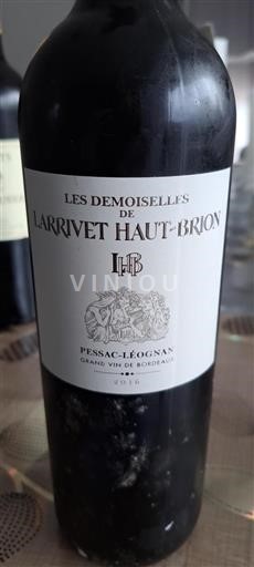 Burdeos Pessac-Léognan Larrivet Haut-Brion Les Demoiselles de Larrivet Haut-Brion 2016