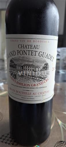 Burdeos Saint-Émilion Gran Cru Grand Cru Château Grand Pontet Guadet 2015