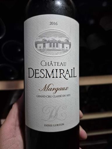 Bordeaux Margaux Grand Cru Château Desmirail 2016