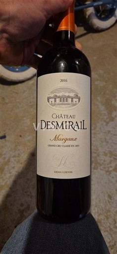 Bordeaux Margaux Grand Cru Château Desmirail 2016