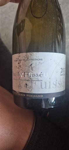Bourgogne Pouilly-fuissé Domaine Alain Normand Les Crays 2017