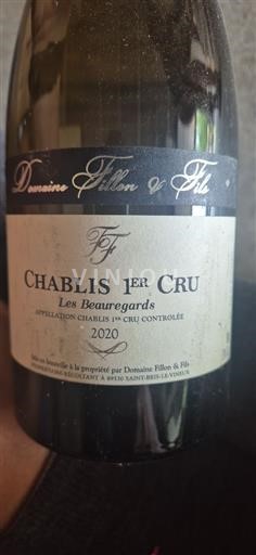 Bourgogne Ospecificerad Premier Cru Domaine Fillon & Fils Les Beauregards 2020