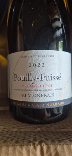 Borgoña Pouilly-fuissé Premier Cru Sylvaine & Alain Normand Au Vignerais 2022