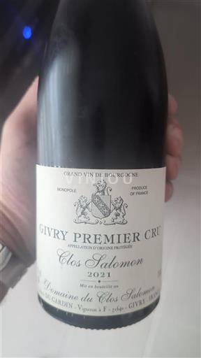 Bourgogne Givry Premier Cru Domaine Clos Salomon Clos Salomon 2021