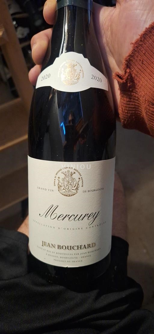 Borgoña Mercurey Jean Bouchard 2020